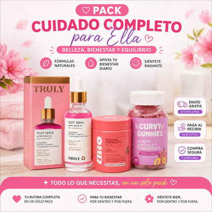 Pack Cuidado Completo Para Ella™ | Bienestar Íntimo & Belleza